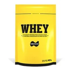 Whey Protein - 907G Refil Natural - Naturovos | R$26