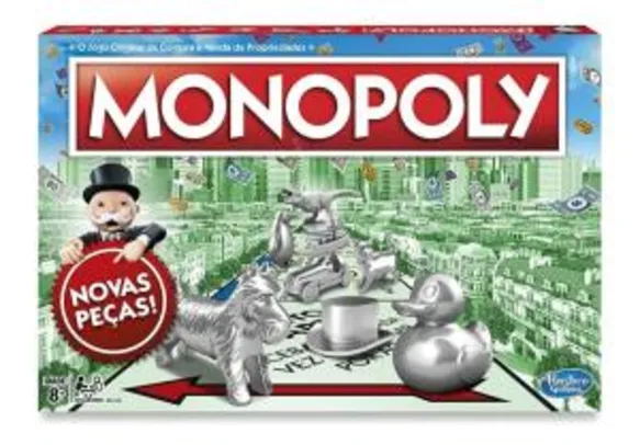 [Prime] Jogo de tabuleiro Monopoly Hasbro R$77