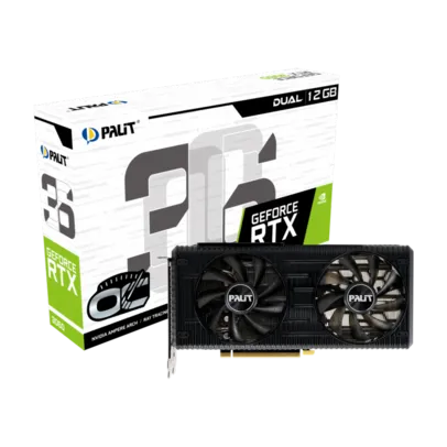 Placa de Vídeo Palit NVIDIA GeForce RTX 3060 Dual OC | R$4079