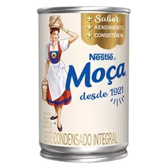 [AME R$3,79] Leite Condensado Moça Integral Lata 395g - Nestlé