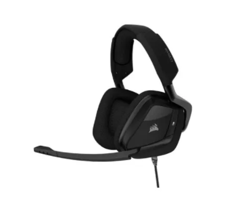 Headset Gamer Corsair Void Elite USB/P2, 7.1 Surround, Drivers 50 mm, Carbono - CA-9011205-NA