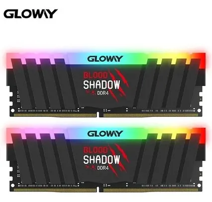 Memória Ram Gloway Blood Shadow DDR4 RGB 2x8GB 3000MHz | R$381