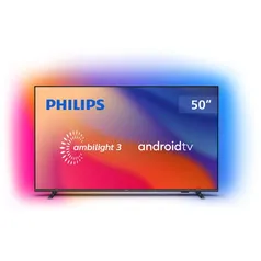 (PRIME) PHILIPS Smart TV 50 4K Android Ambilight 50PUG7907/78, Google Assistant, Comando de Voz