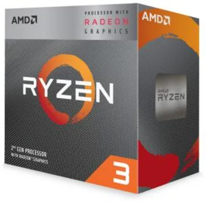 Processador AMD Ryzen 3 3200G 3.6GHz (4.0GHz Turbo), 4-Cores 4-Threads