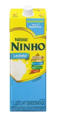 [11unid.] Leite Semi Desnatado Ninho Levinho 1 Litro | R$3,03 cada