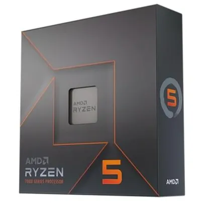 Processador AMD Ryzen 5 7600X, 5.3GHz Max Turbo, Cache 38MB, AM5, 6 Núcleos, Vídeo Integrado - 100-100000593WOF