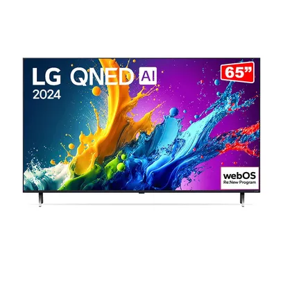 Foto do produto LG Smart Tv QNED Ai 4K QNED80 65" 65QNED80T - 65QNED80TSA