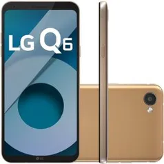 Smartphone LG Q6 LGM700TV Rose Gold 32GB 5,5" Dual Chip 13MP Octa Core 3GB RAM - R$710