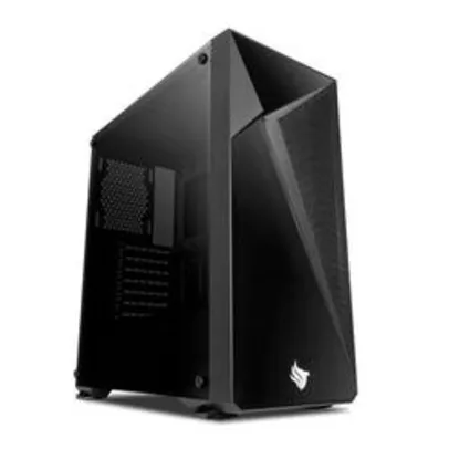 Gabinete Gamer Pichau Lark Vidro Temperado Preto | R$ 231