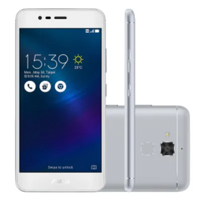 Smartphone Asus Zenfone 3 Max 16GB Prata 4G Tela 5.2" Câmera 13MP Android 6.0 por R$879