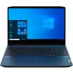 Notebook Lenovo Ideapad Gaming 3 Intel Core i7-10750H, 8GB, SSD 256GB, GTX 1650 4GB, Windows 10 Home, 15.6´, Chameleon Blue – R$5500