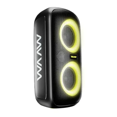 WAAW by ALOK Caixa de Som INFINITE 100 Bluetooth, Tipo Torre, Até 14h de Autonomia, 4 Alto-Falantes, TWS, 100W RMS