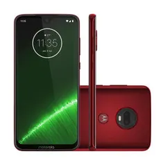 Smartphone Motorola Moto G7 Plus 64GB Rubi 4G Tela 6,24" Câmera 16MP Selfie 8MP Dual Chip Android 9.0