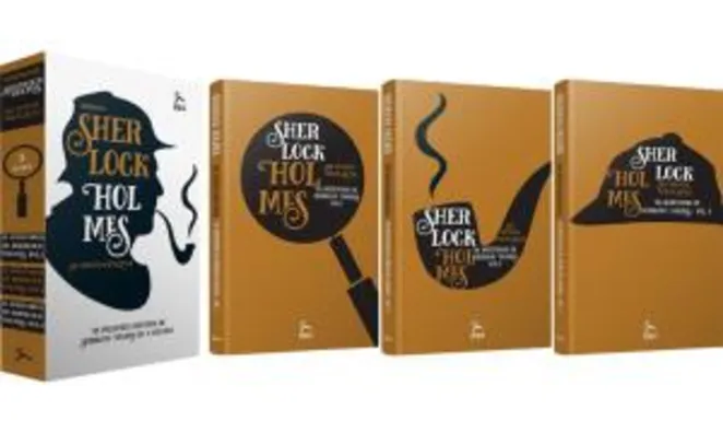 Livro - Box Sherlock Holmes: As Aventuras de Sherlock Holmes (3 Volumes)