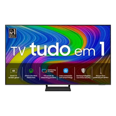 Samsung Smart TV 70 QLED 4K Q65D 2024, Modo Game, Tela sem limites, Design slim, Visual livre de cabos, Alexa built in