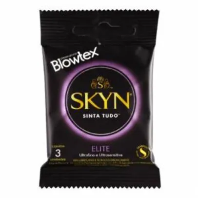 Preservativo Blowtex Skyn Elite c/ 3 Un (leve 3 pague 2 - sai a 7,10 cada pacote)