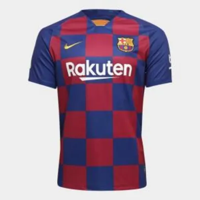 Camisa do Barcelona Home 19/20 s/nº Torcedor Nike Masculina