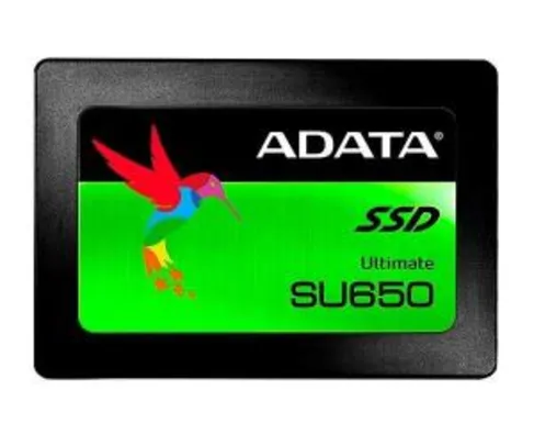 SSD ADATA SU650 240GB 2.5 SATA 6GB/S, ASU650SS-240GT-C | R$199