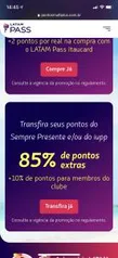 Latam Pass - Transfira Pontos do seu Cartão e Ganhe até 95% de Pontos Extras