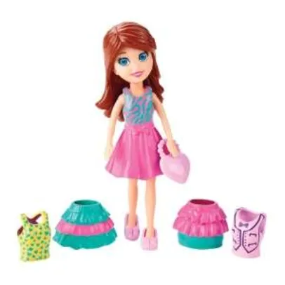 [Ponto frio]  Mattel: Boneca Polly Pocket Mattel Super Fashion - Lila R$23