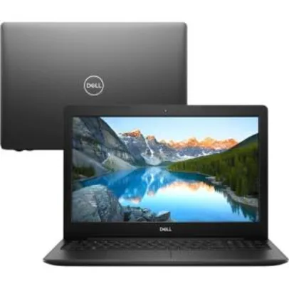 [R$1.338 AME+CC Shoptime] Notebook Dell Inspiron I15-3584-D10P Core i3 4GB 1TB 15,6" Linux | R$1.575