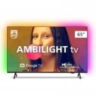 Smart TV Philips 65 Ambilight LED 4K UHD Google TV 65PUG7908/78