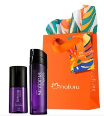 Kit Sintonia Impacto Natura - Desodorante + Deo Corporal | R$ 110