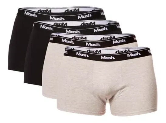 [TAM P] Kit 4 Peças Cueca Boxer Mash Cotton no Mercado Livre