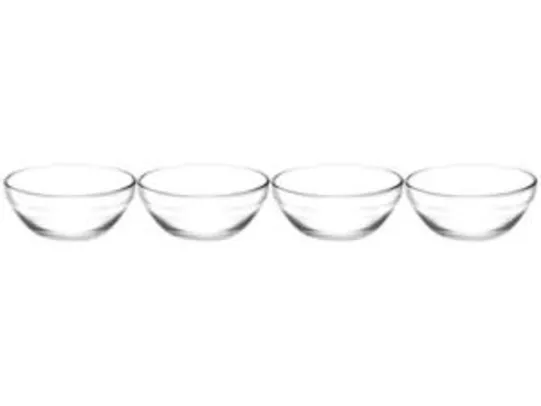 Conjunto de Bowls de vidro 200 ml 4 peças - Casambiente