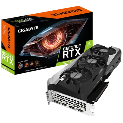 Placa de Vídeo Gigabyte GeForce RTX 3070 Ti Gaming OC, LHR, 8GB, GDDR6X, DLSS, Ray Tracing, GV-N307TGAMING OC-8GD