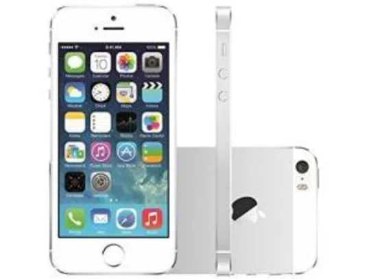 Smartphone Apple Iphone 5s 16gb Cinza Espacial, Ios7, 4g, Wi-fi, Tela 4 Pol., Camera 8mp, Touch, Gps
R$ 699,00