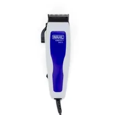 Máquina de Cortar Cabelo Wahl Home Cut Basic 9155 com 8 Pentes - Cinza/Azul | R$75