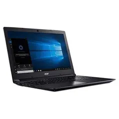 Notebook Acer Aspire 3 A315-41-R790 AMD Ryzen3 2200U 4GB RAM 1TB HD Radeon Vega3 Tela 15.6”HD