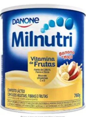 Composto Lácteo Milnutri Vitamina de Frutas Danone Nutricia 760g