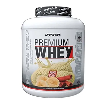 Premium Whey (2Kg) - Sabor Banana C/Canela, Nutrata