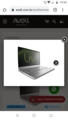 Notebook Avell A40 Liv Ryzen 5 3500U 8GB SSD 250GB NVIDIA GeForce MX250 | R$4800