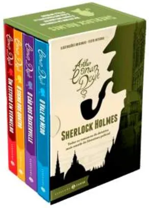 [Saraiva] Box Sherlock Holmes, Edição Zahar - R$48