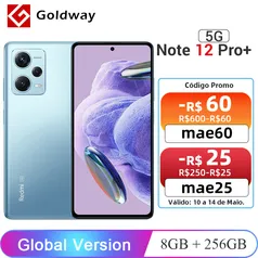 [APP] Smartphone Redmi Note 12 Pro+ Plus 5G 8GB 256GB, Versão Global