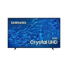  (AME SC R$ 2441) Samsung Smart TV 60 Crystal UHD 4K 60BU8000