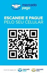 [MERCADOPAGO] R$ 10,00 reais de Desconto Acima de R$20,00 reais - QR