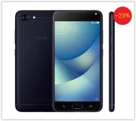 Smartphone Asus Zenfone 4 Max ZC554KL Preto com 32GB R$ 899