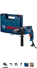 Furadeira de Impacto Bosch GSB 16 RE 850W 127V, em maleta