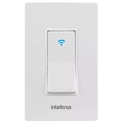 Interruptor de Embutir Smart Intelbras EWS 101 I Wi-Fi Inteligente - Bivolt