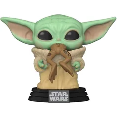 Funko Pop! Star Wars: The Mandalorian - A Criança com Sapo Vinil Bobblehead