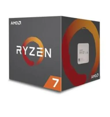 PROCESSADOR AMD RYZEN 7 2700 OCTA-CORE 3.2GHZ (4.1GHZ TURBO) 20MB CACHE AM4, YD2700BBAFBOX R$900