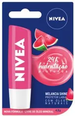 [50% OFF NA SEGUNDA UNIDADE] Hidratante Labial Nivea Fruty Shine Melancia 4,8g