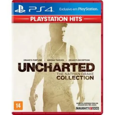 [1ª compra/9 meses] Game Uncharted The Nathan Drake Collection Hits - PS4 - R$35