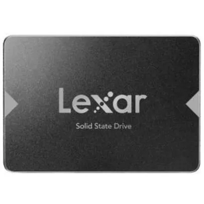 SSD Lexar NS100, 128GB, SATA, Leitura 520MB/ | R$ 170