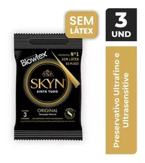 [20% OFF NA 2 UNIDADE] Preservativo Skyn Com 3 Unidades