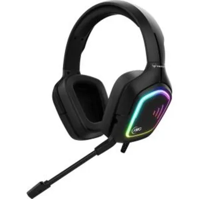Headset Gamer KWG, TAURUS M2, RGB, BLACK | R$179